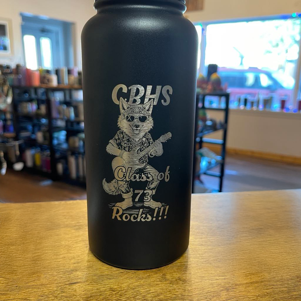 CBHS Class of 73 Rocks water bottle *Free Shipping*