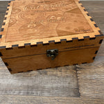 Cut Bank, Montana Fast Track/Frustration Marbles game with custom wooden box.