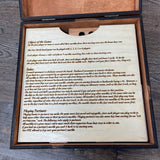 Cut Bank, Montana Fast Track/Frustration Marbles game with custom wooden box.