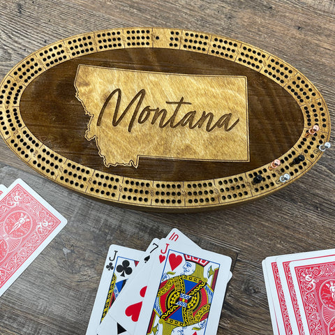 Montana Cribbage Board