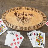 Montana Roots Cribbage Board